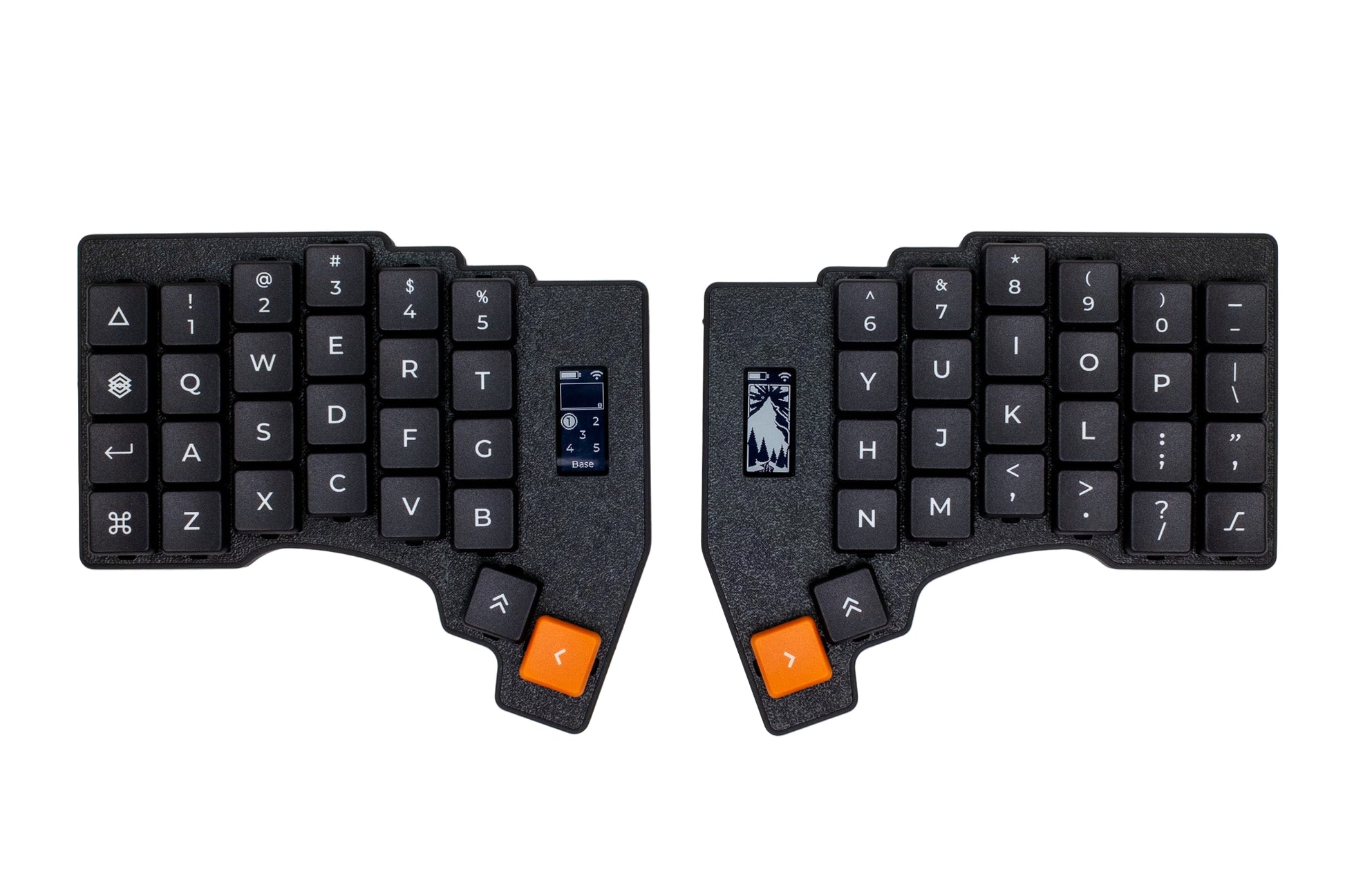 Mantaray Pro Wireless keyboard in black on a white background.