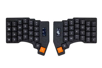 Mantaray Pro Wireless keyboard in black on a white background.